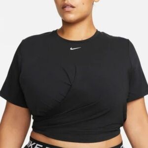 Nike‎ Women's Dri-FIT One Luxe Twist Standard Fit Short-Sleeve Top​